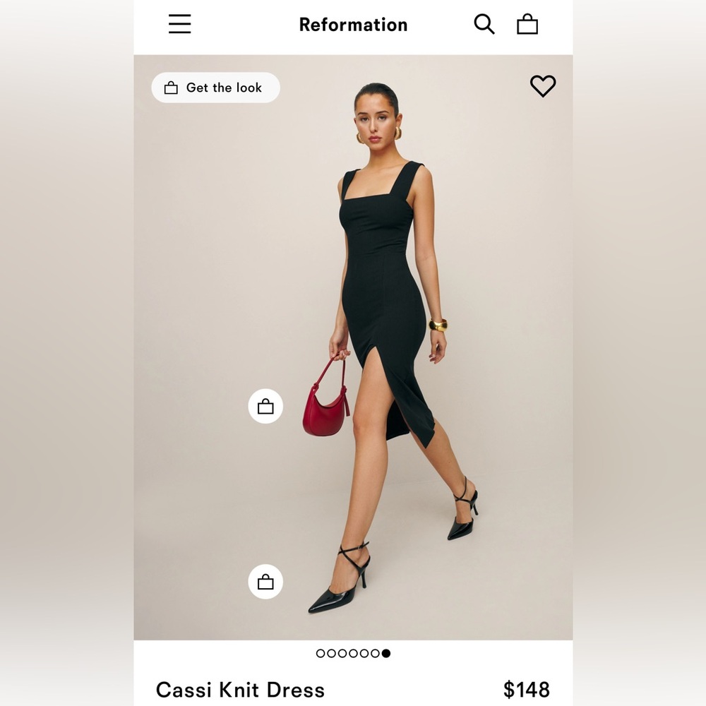 Reformation Cassi Knit Dress